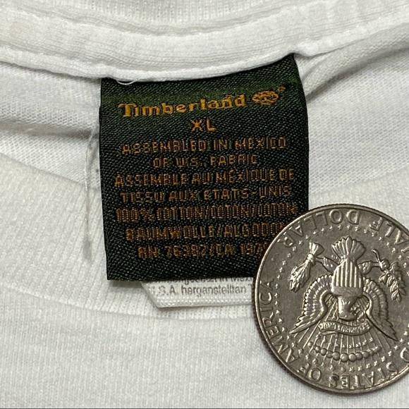 Vintage 90’s Timberland Double Sided Short Sleeve Tee - Picture 5 of 7